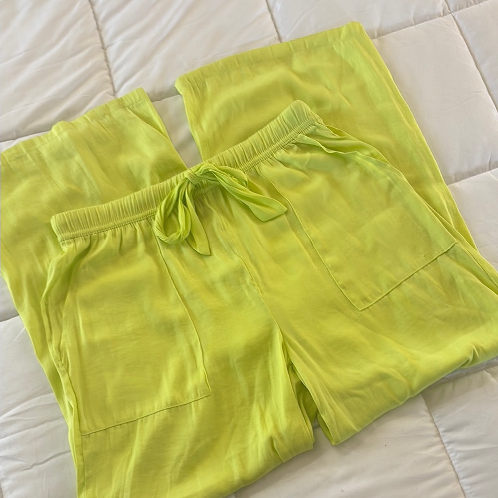 RACHEL ROY Vibrant Yellow Lounge Pants Size M